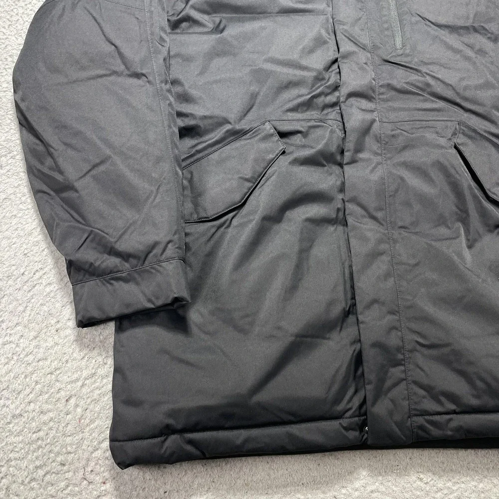 The North Face Coat Mens‎ Large Black Bedford Down Parka DryVent Faux Fur Hood